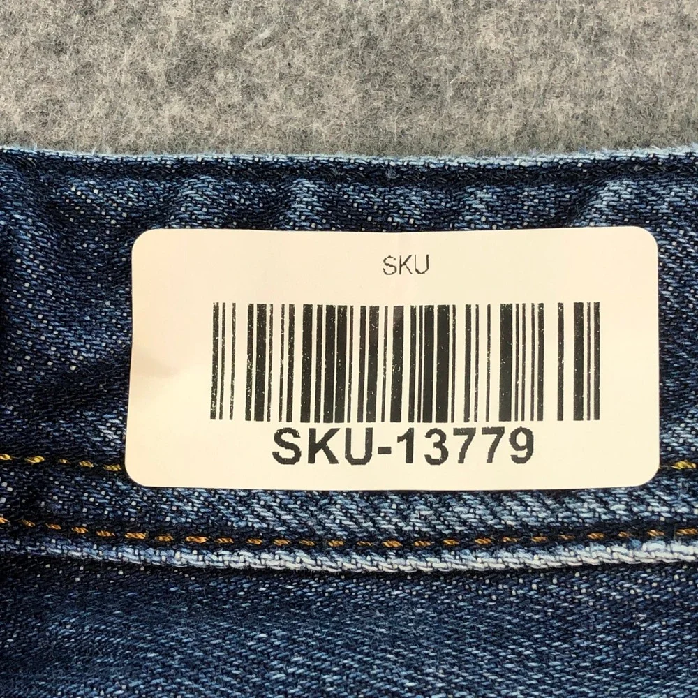 Diesel Mens Jeans Size 38x30 Straight Leg Button Fly Blue Medium Wash Denim